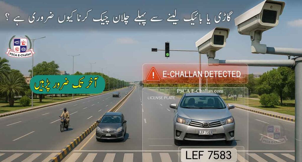PSCA E-Challan hero image